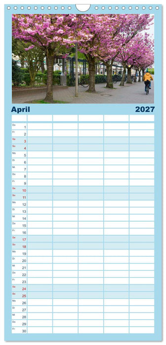 Buntes und blühendes Borkum (CALVENDO Familienplaner 2027)