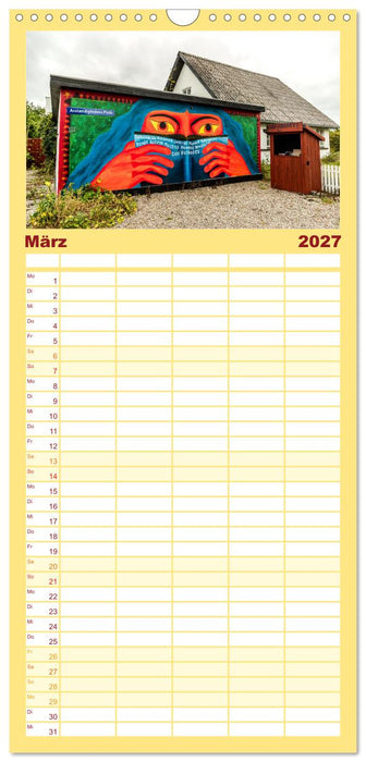 Wände sprechen Bände (CALVENDO Familienplaner 2027)