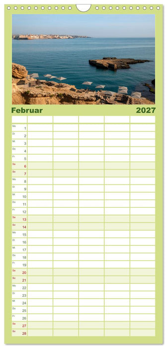 Sizilien – Die Insel, auf der es keinen Winter gibt (CALVENDO Familienplaner 2027)