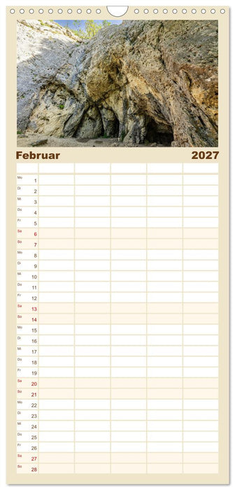 Wandern auf der östlichen Schwäbischen Alb (CALVENDO Familienplaner 2027)