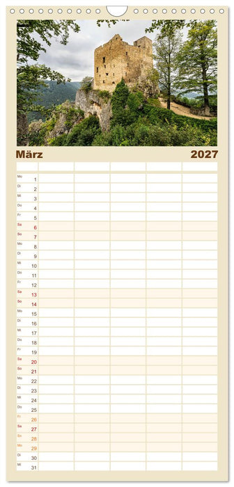 Wandern auf der östlichen Schwäbischen Alb (CALVENDO Familienplaner 2027)