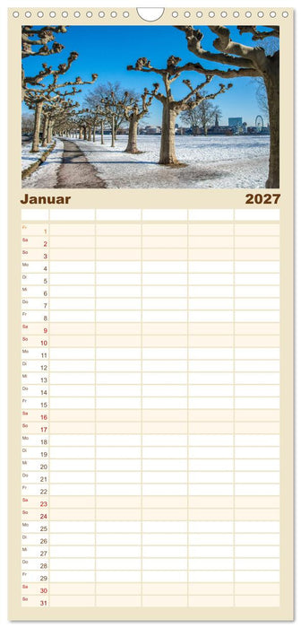 Düsseldorf - Ansichten einer faszinierenden Stadt (CALVENDO Familienplaner 2027)