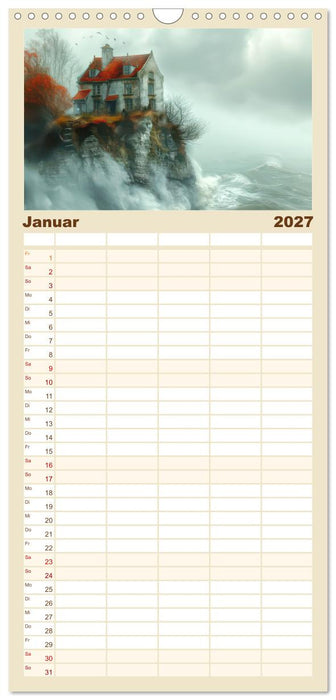 Stürmisch wildes Wetter (CALVENDO Familienplaner 2027)