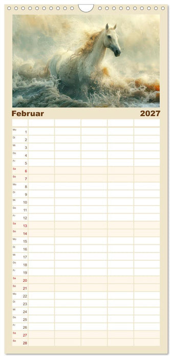 Stürmisch wildes Wetter (CALVENDO Familienplaner 2027)