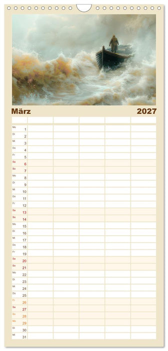 Stürmisch wildes Wetter (CALVENDO Familienplaner 2027)