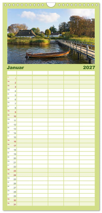 Rund um die Schlei (CALVENDO Familienplaner 2027)