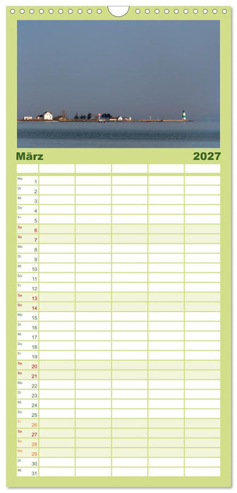 Rund um die Schlei (CALVENDO Familienplaner 2027)