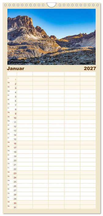 Südtirol Impressionen (CALVENDO Familienplaner 2027)
