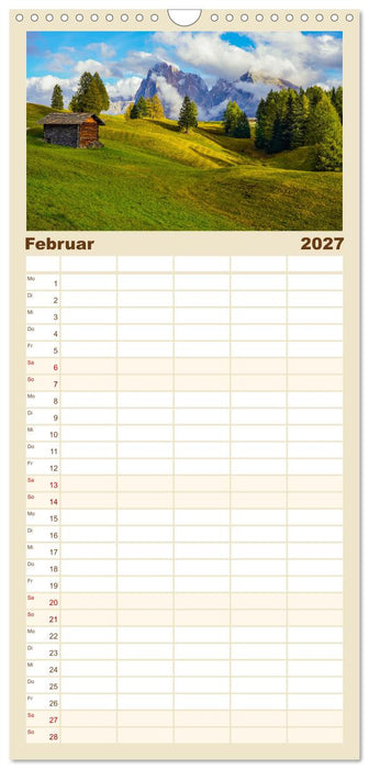 Südtirol Impressionen (CALVENDO Familienplaner 2027)