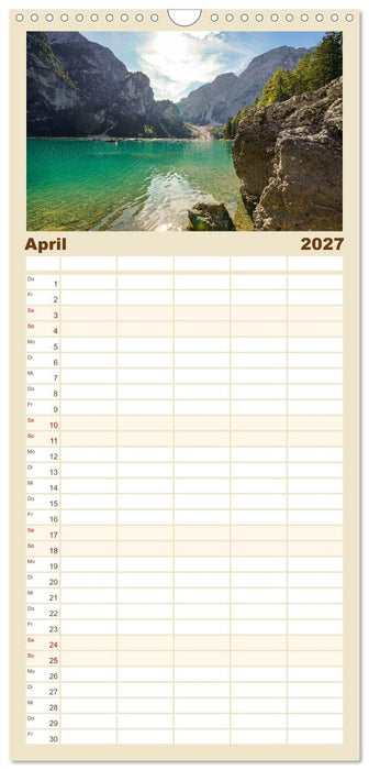 Südtirol Impressionen (CALVENDO Familienplaner 2027)