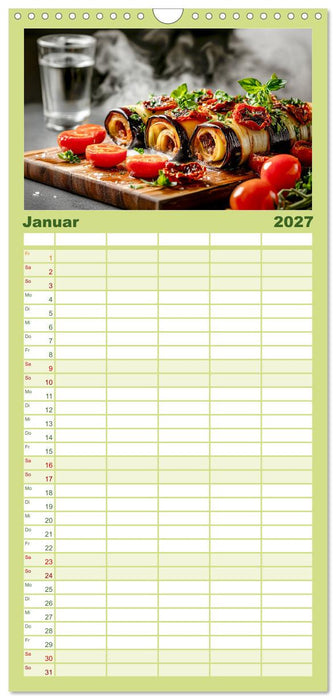 Vegane Leckerbissen (CALVENDO Familienplaner 2027)