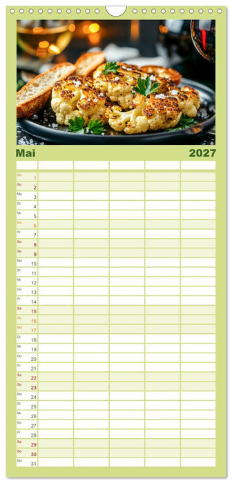 Vegane Leckerbissen (CALVENDO Familienplaner 2027)