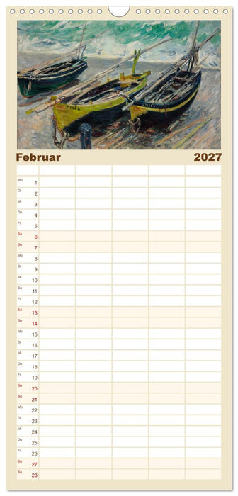 Typisch Monet (CALVENDO Familienplaner 2027)
