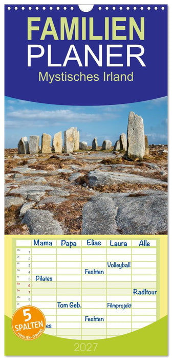 Mystisches Irland (CALVENDO Familienplaner 2027)