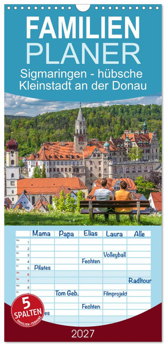 Sigmaringen - hübsche Kleinstadt an der Donau (CALVENDO Familienplaner 2027)