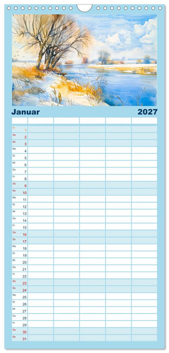 Havelland Flair - Immer in Flussnähe (CALVENDO Familienplaner 2027)