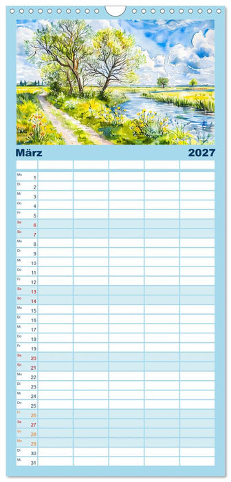 Havelland Flair - Immer in Flussnähe (CALVENDO Familienplaner 2027)