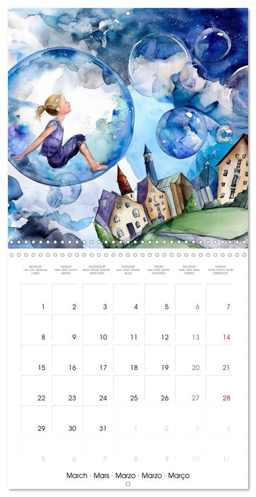 Les rêves enfantins (CALVENDO Calendrier mensuel 2027)