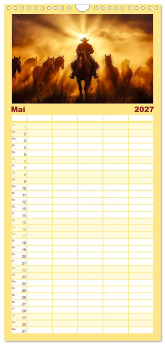 Westernwelt (CALVENDO Familienplaner 2027)