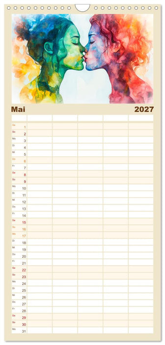 Menschenrechte - Würde und Freiheit (CALVENDO Familienplaner 2027)