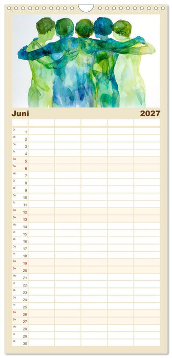 Menschenrechte - Würde und Freiheit (CALVENDO Familienplaner 2027)