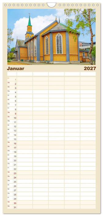 Norwegens Küstenstädte (CALVENDO Familienplaner 2027)