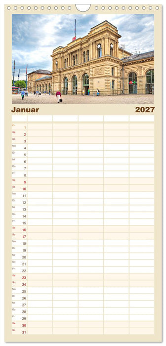 Mainz - Gutenbergstadt am Rhein (CALVENDO Familienplaner 2027)