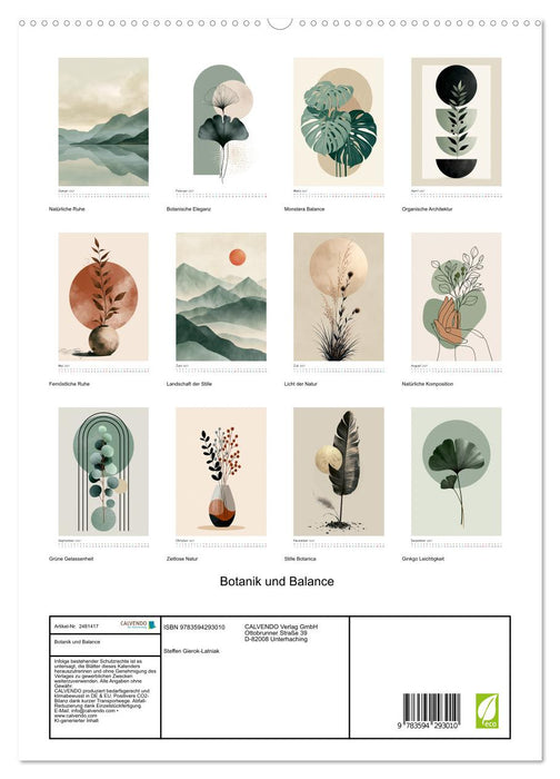 Botanik und Balance (CALVENDO Premium Wandkalender 2027)