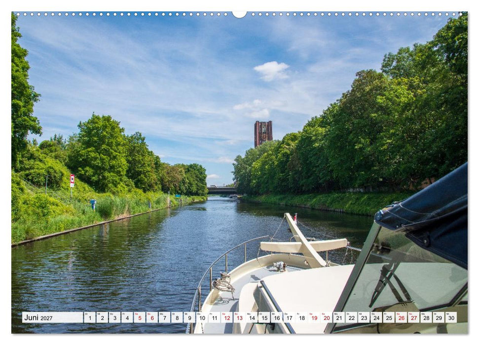Bootscharter nach Berlin (CALVENDO Wandkalender 2027)