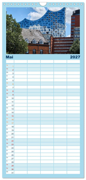 Freie Hansestadt Hamburg (CALVENDO Familienplaner 2027)