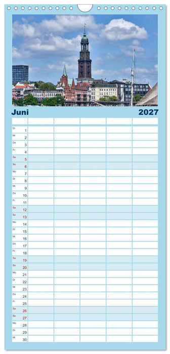 Freie Hansestadt Hamburg (CALVENDO Familienplaner 2027)