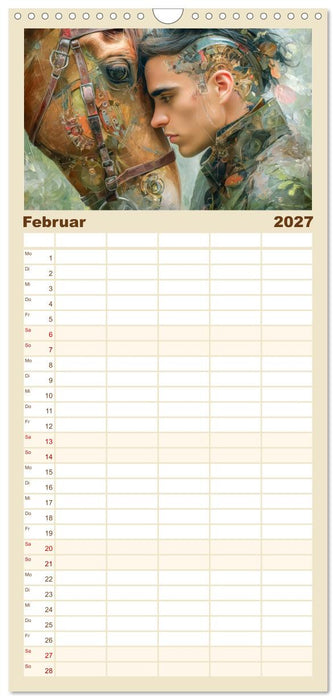 Dieselpunk - Portraits von Menschen und Tieren (CALVENDO Familienplaner 2027)