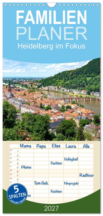 Heidelberg im Fokus (CALVENDO Familienplaner 2027)