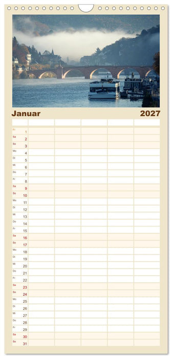 Heidelberg im Fokus (CALVENDO Familienplaner 2027)