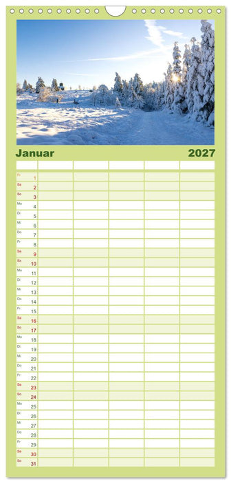 Sauerland - hier muss man mal gewesen sein (CALVENDO Familienplaner 2027)