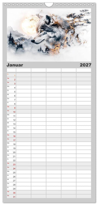 Wächter des Zauberwaldes (CALVENDO Familienplaner 2027)