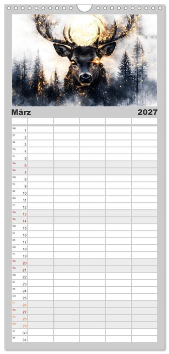 Wächter des Zauberwaldes (CALVENDO Familienplaner 2027)