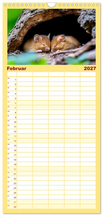 Wenn Tierchen träumen (CALVENDO Familienplaner 2027)