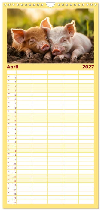 Wenn Tierchen träumen (CALVENDO Familienplaner 2027)