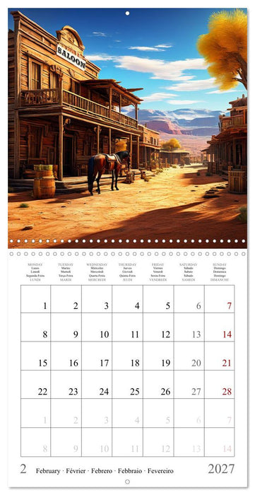 Wild West - Western Lifestyle (CALVENDO Monthly Calendar 2027)