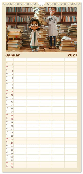 Nur ein paar Semester Medizin (CALVENDO Familienplaner 2027)