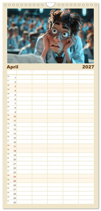 Nur ein paar Semester Medizin (CALVENDO Familienplaner 2027)