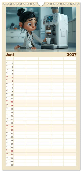 Nur ein paar Semester Medizin (CALVENDO Familienplaner 2027)