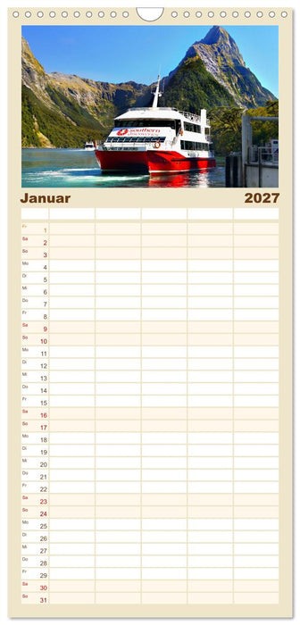Nationalparks der Welt (CALVENDO Familienplaner 2027)