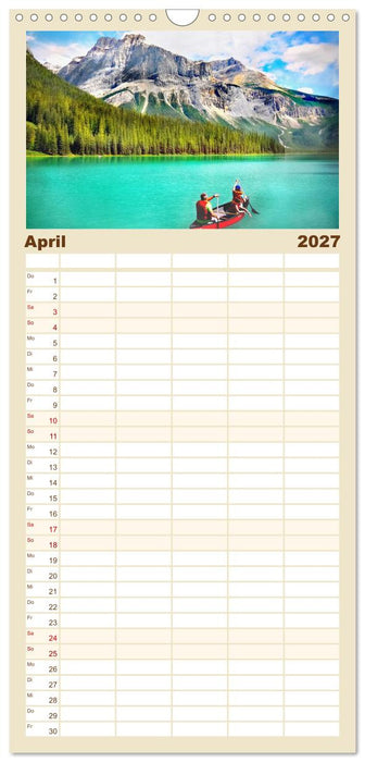 Nationalparks der Welt (CALVENDO Familienplaner 2027)