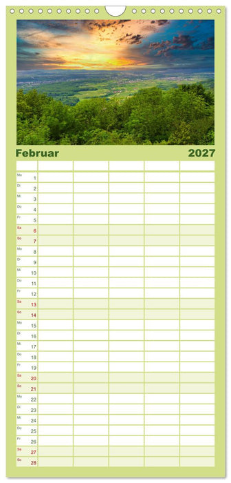 Unterwegs im Filstal (CALVENDO Familienplaner 2027)