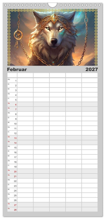 Nordische Mythen (CALVENDO Familienplaner 2027)