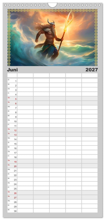 Nordische Mythen (CALVENDO Familienplaner 2027)