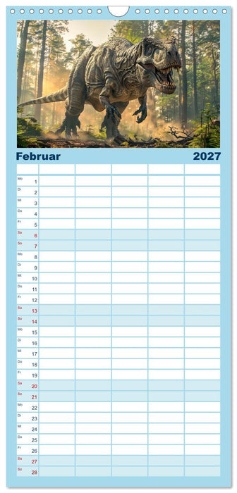 Reise in die Urzeit (CALVENDO Familienplaner 2027)