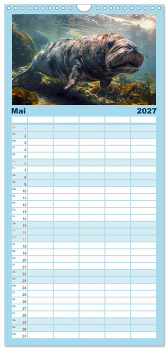 Reise in die Urzeit (CALVENDO Familienplaner 2027)